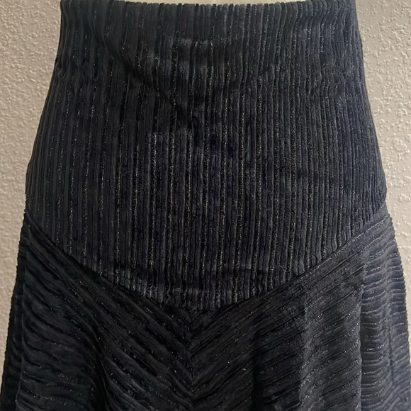FREE People Camden Ribbed Black Mini Skirt SZ XS - Picture 9 of 10